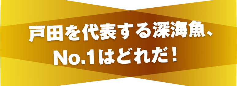 深海魚総選挙 深海魚の聖地 Heda 戸田 戸田地区深海魚活用推進協議会 公式ホームページ